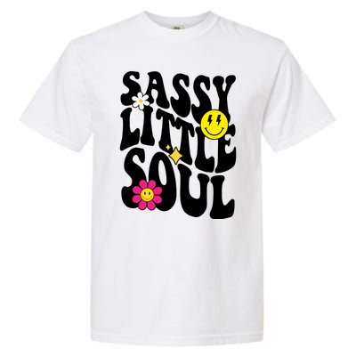 Sassy Little Soul Groovy Retro Cute Garment-Dyed Heavyweight T-Shirt