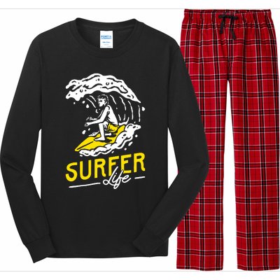 Surfer Life Long Sleeve Pajama Set