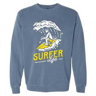 Surfer Life Garment-Dyed Sweatshirt