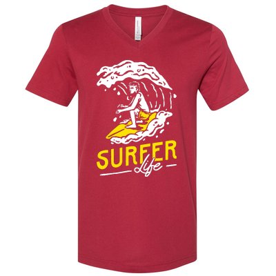 Surfer Life V-Neck T-Shirt