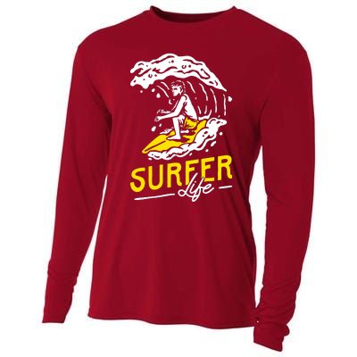 Surfer Life Cooling Performance Long Sleeve Crew