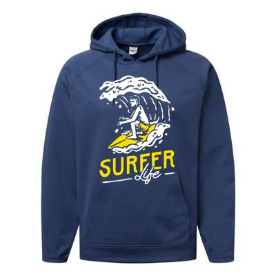 Surfer Life Performance Fleece Hoodie