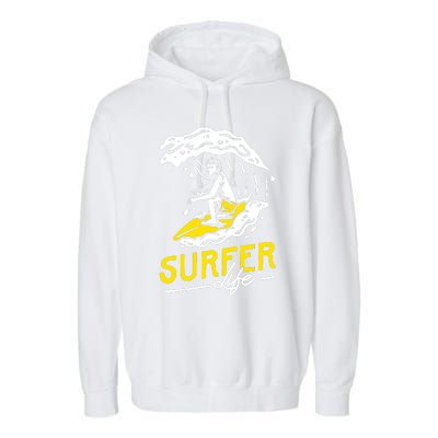 Surfer Life Garment-Dyed Fleece Hoodie