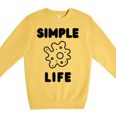 Simple Life Premium Crewneck Sweatshirt