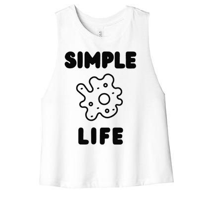 Simple Life Women's Racerback Cropped Tank