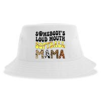 Somebody's Loudmouth Softball Mama Funny Mom Mother's Day Sustainable Bucket Hat