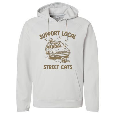 Support Local Street Performance Fleece Hoodie