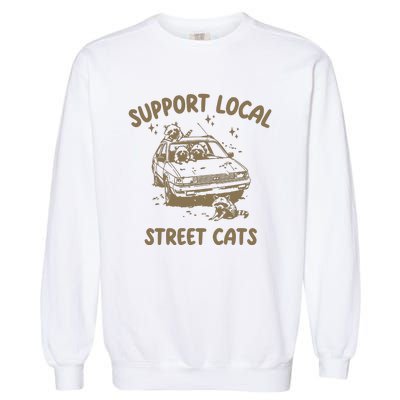 Support Local Street Garment-Dyed Sweatshirt