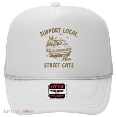 Support Local Street High Crown Mesh Back Trucker Hat