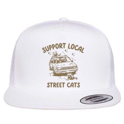 Support Local Street Flat Bill Trucker Hat