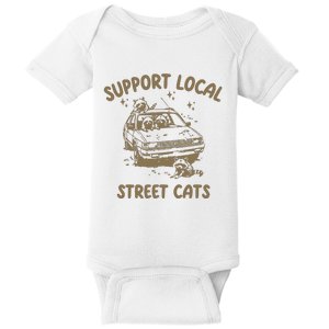 Support Local Street Baby Bodysuit