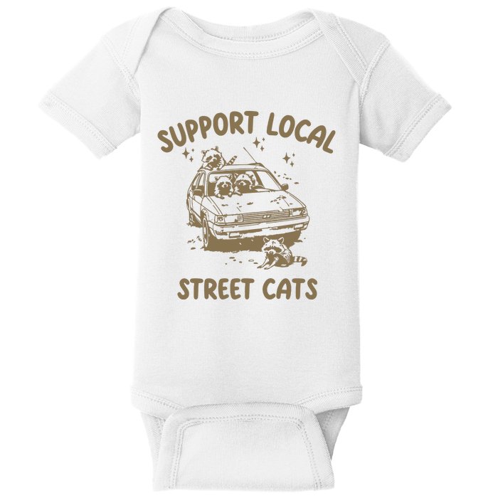 Support Local Street Baby Bodysuit