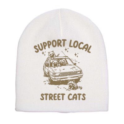 Support Local Street Short Acrylic Beanie