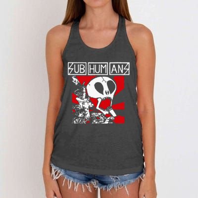 S.U.B.H.U.M.A.N.S Logos Women's Knotted Racerback Tank