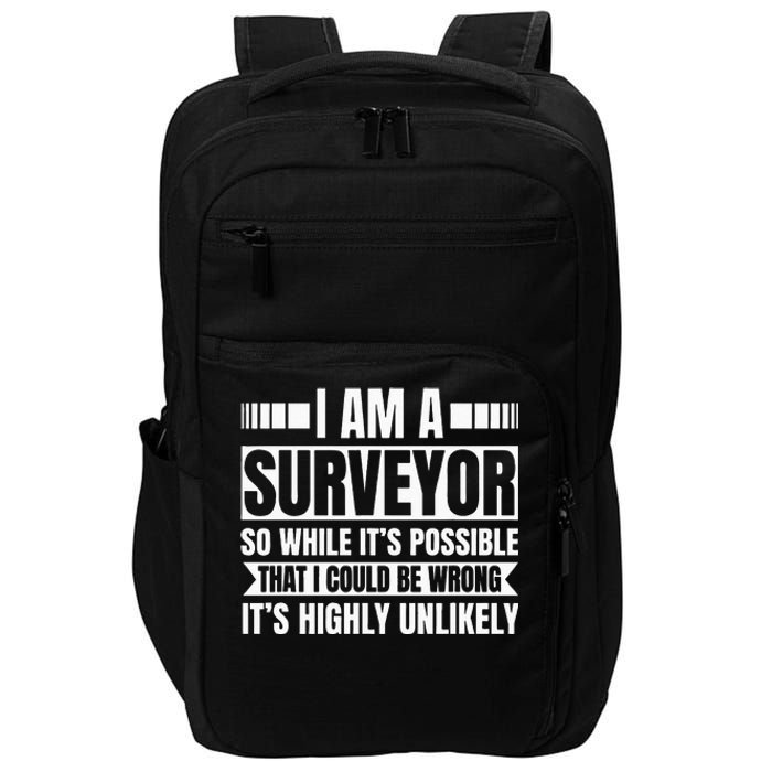 Surveyor Land Surveying Cartographer Geodesists Valuer Impact Tech Backpack