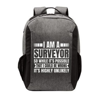 Surveyor Land Surveying Cartographer Geodesists Valuer Vector Backpack