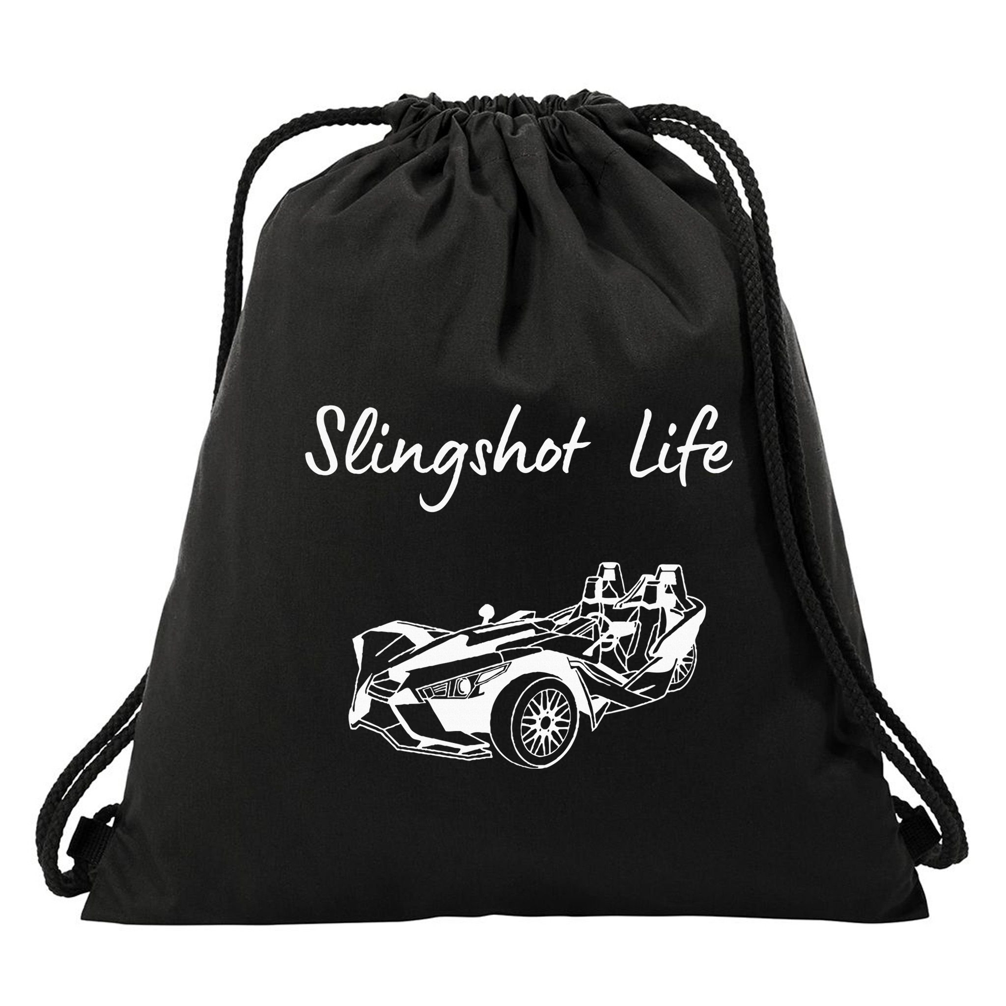 Slingshot Life Drawstring Bag
