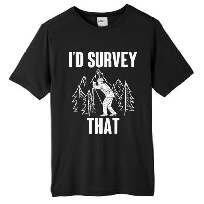 Surveyor Land Surveying Id survey that Camera Theodoloite Tall Fusion ChromaSoft Performance T-Shirt