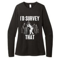 Surveyor Land Surveying Id survey that Camera Theodoloite Womens CVC Long Sleeve Shirt