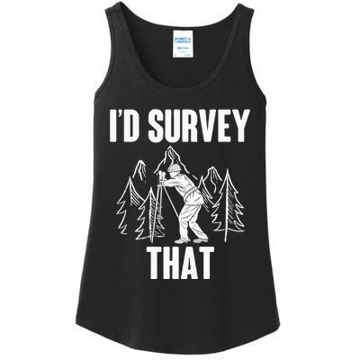 Surveyor Land Surveying Id survey that Camera Theodoloite Ladies Essential Tank