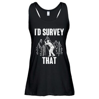 Surveyor Land Surveying Id survey that Camera Theodoloite Ladies Essential Flowy Tank