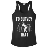 Surveyor Land Surveying Id survey that Camera Theodoloite Ladies PosiCharge Competitor Racerback Tank