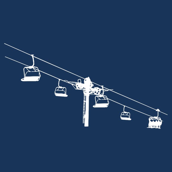 Ski Lift 7 Panel Mesh Trucker Snapback Hat