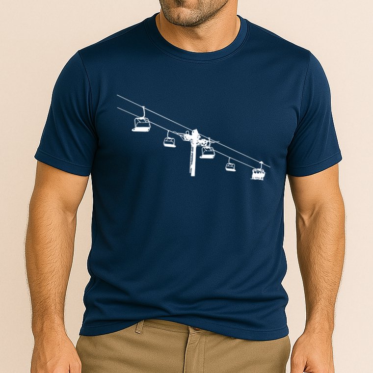 Ski Lift Cooling Performance Crew T-Shirt