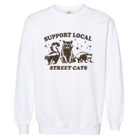 Support Local Street Vintage Graphic Garment-Dyed Sweatshirt