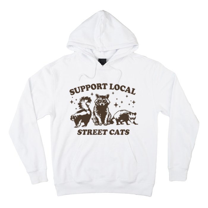 Support Local Street Vintage Graphic Hoodie