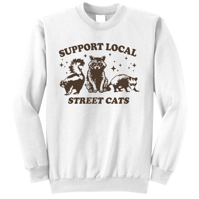 Support Local Street Vintage Graphic Sweatshirt