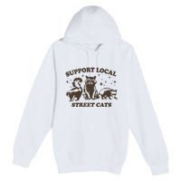 Support Local Street Vintage Graphic Premium Pullover Hoodie