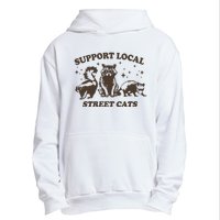 Support Local Street Vintage Graphic Urban Pullover Hoodie