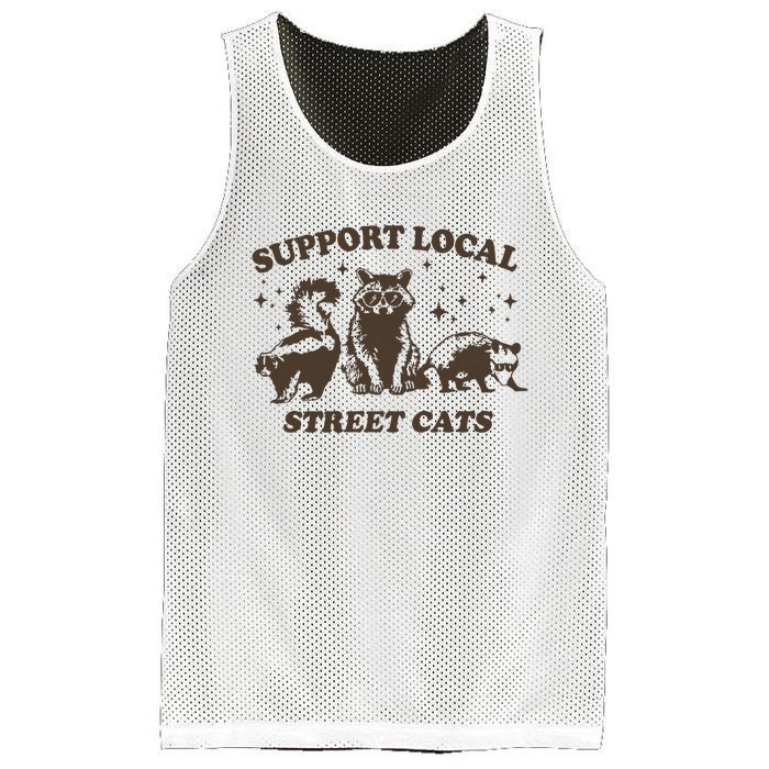 Support Local Street Vintage Graphic Mesh Reversible Basketball Jersey Tank