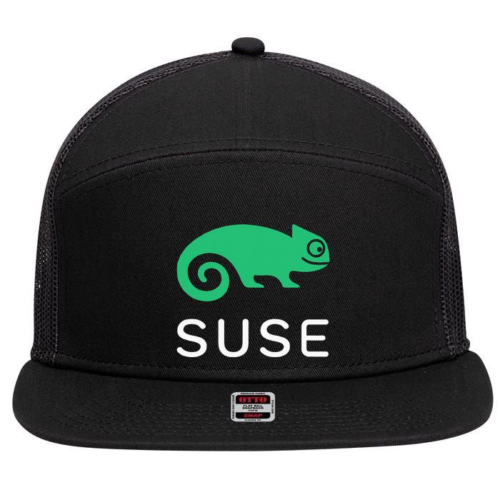 Suse Linux Softwaredefined Networking And Virtualization 7 Panel Mesh Trucker Snapback Hat