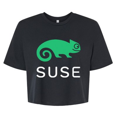 Suse Linux Softwaredefined Networking And Virtualization Bella+Canvas Jersey Crop Tee