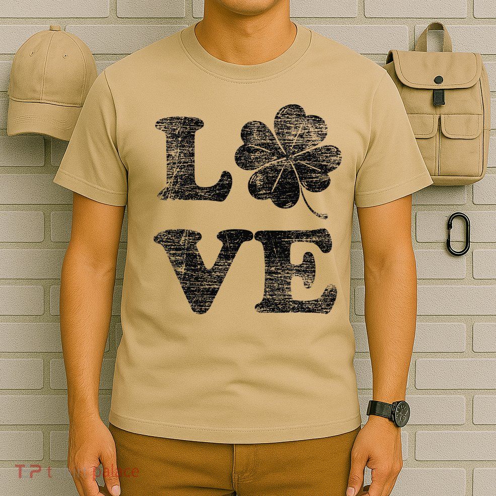 Shamrock Love Saint Patricks Day T-Shirt