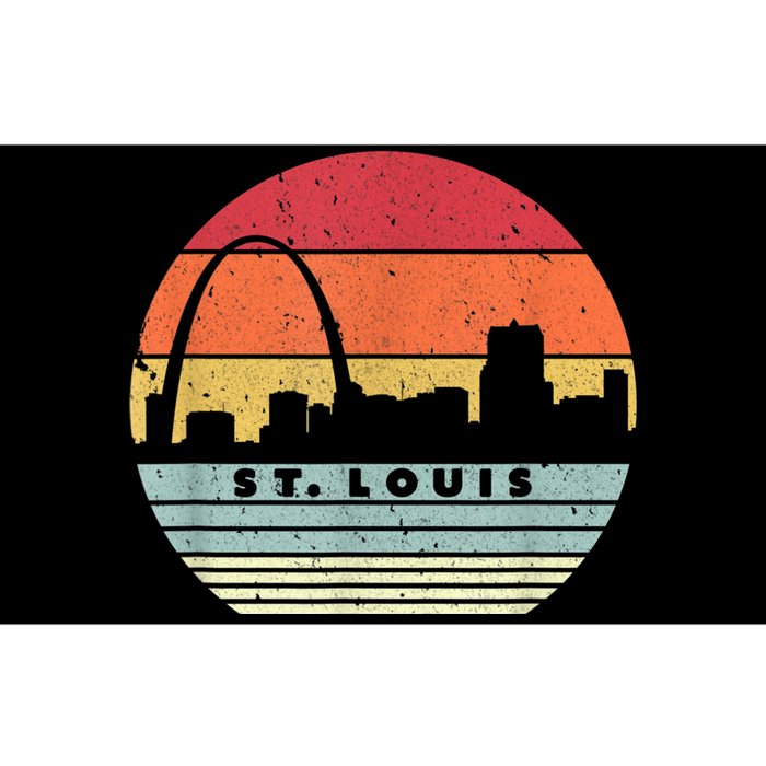 St. Louis Souvenir Shirt. Retro Style USA Skyline Bumper Sticker