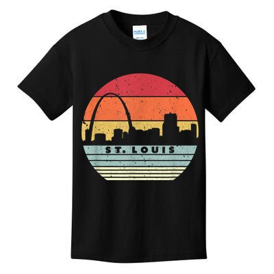 St. Louis Souvenir Shirt. Retro Style USA Skyline Kids T-Shirt
