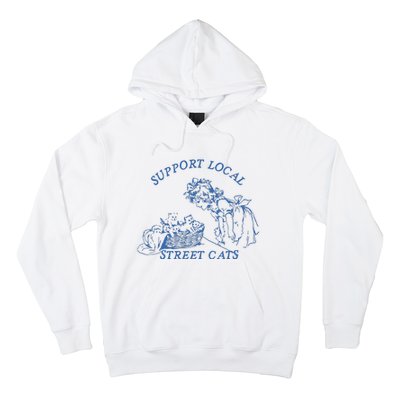 Support Local Street Vintage Graphic Hoodie