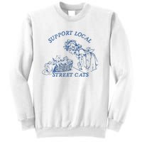 Support Local Street Vintage Graphic Sweatshirt