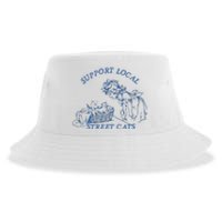 Support Local Street Vintage Graphic Sustainable Bucket Hat