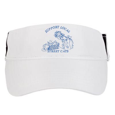 Support Local Street Vintage Graphic Adult Drive Performance Visor