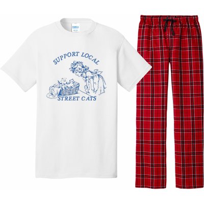 Support Local Street Vintage Graphic Pajama Set