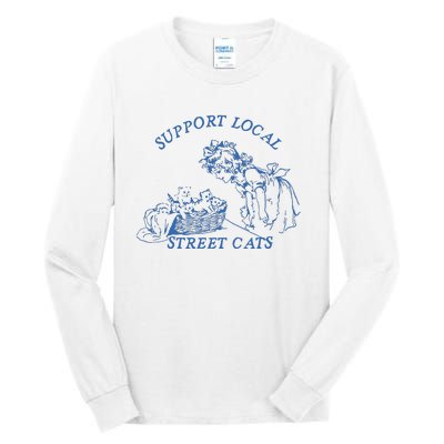 Support Local Street Vintage Graphic Tall Long Sleeve T-Shirt