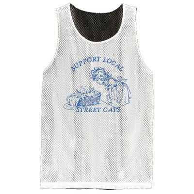 Support Local Street Vintage Graphic Mesh Reversible Basketball Jersey Tank