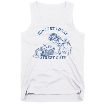 Support Local Street Vintage Graphic Tank Top