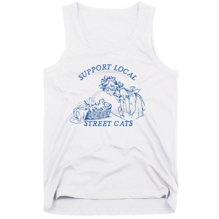 Support Local Street Vintage Graphic Tank Top