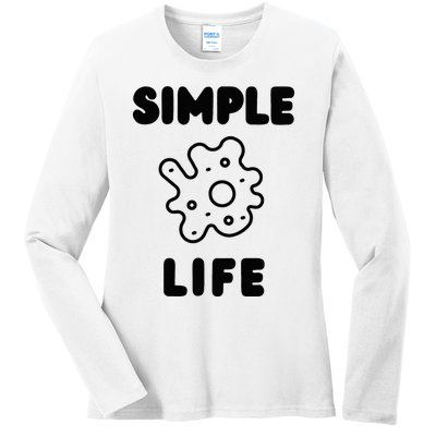 Simple Life Ladies Long Sleeve Shirt