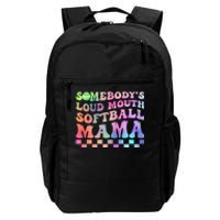 Somebody's Loudmouth Softball Mama Funny Mother's Day Daily Commute Backpack